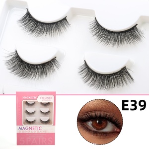 Coeur fille 5 paires de <span class=keywords><strong>cils</strong></span> <span class=keywords><strong>magnétiques</strong></span> Kit <span class=keywords><strong>avec</strong></span> <span class=keywords><strong>pince</strong></span> à épiler et eyeliner réutilisable bouclés gratuit doux <span class=keywords><strong>faux</strong></span> vison <span class=keywords><strong>cils</strong></span> livraison directe - Product Image 6