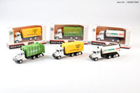 Modèles réduits de voitures en métal personnalisé moulé sous pression style mixte 1 64 camion camion à ordures voiture express jouet en alliage pour enfants