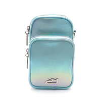 Sac bandoulière compact YIEYIE Fashion bleu sirène avec fermeture éclair, marque originale, prêt à la vente en gros