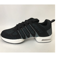 Baskets de danse unisexes pour adultes et enfants, nouvelle semelle fendue en maille flexible avec coussin d'air, chaussures de danse confortables