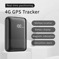 Traceur GPS 4G mondial P6w avec autonomie étendue, aimant puissant, carte SIM et application Android pour suivi en temps réel/détection ACC