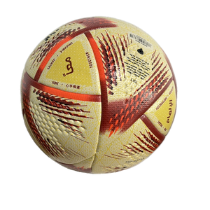 Balón de fútbol de PU con unión térmica, tamaño 5/4, logotipo personalizado, dorado, para entrenamiento de adultos, fábrica de fútbol al por mayor con logotipo personalizado - Product Image 4