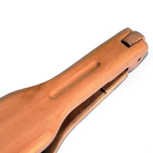 Wooden Handle Folding Cleaning <b>Brush</b> with Soft Boar Bristle - Product Image 3