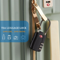 Mini cadenas à combinaison à 3 chiffres approuvé par la TSA, cadenas pour bagages de voyage, école, gymnase