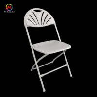 Chaise pliable pliante en plastique de dos de ventilateur d'usine pour l'événement extérieur