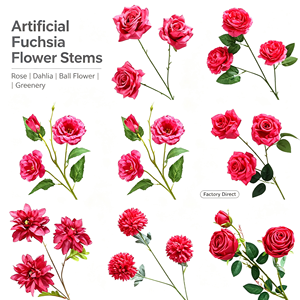 <span class=keywords><strong>Fleur</strong></span> artificielle à tige unique pour arrangements floraux DIY, idéale pour les mariages, les allées de salle, les banquets et les événements – Branche de <span class=keywords><strong>fleur</strong></span> en soie simulée - Product Image 4