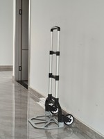 Carretilla de Mano de Aleación de Aluminio de Dos Ruedas, Compacta y Portátil