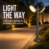 Lampadaire LED de jardin réglable en hauteur 600mm 800mm 960mm, en aluminium moulé sous pression, AC85-260V, éclairage commercial pour propriétés