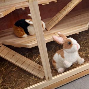 Jaula <span class=keywords><strong>de</strong></span> madera para hámster con <span class=keywords><strong>casa</strong></span> <span class=keywords><strong>de</strong></span> conejito para mascotas - Product Image 6