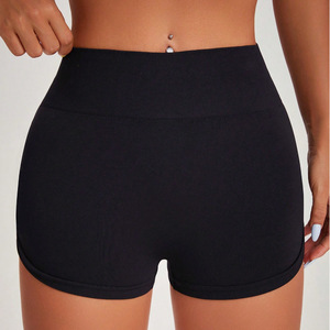 Shorts de yoga sans couture taille haute pour femmes, shorts de sport respirants, shorts de course, bas de tenue ajustés pour la gym et le fitness - Product Image 3