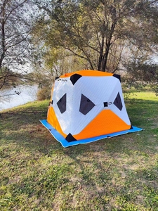 Faible QUANTITÉ MINIMALE DE COMMANDE Glace de pêche tente d'hiver de pêche maison sauna tente camping en plein air de pêche <span class=keywords><strong>cabane</strong></span> - Product Image 3