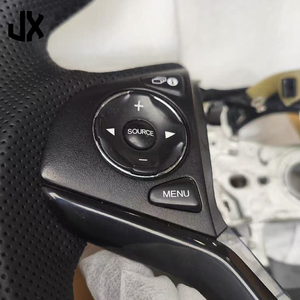 <span class=keywords><strong>พวงมาลัย</strong></span>หุ้มหนังแบบเจาะรูพร้อมปุ่มมัลติฟังก์ชั่นสำหรับรถยนต์ฮอนด้า ฟิต GK5 ปี 2014-2020 ซีอาร์วี ซีวิค อุปกรณ์ตกแต่งรถยนต์ - Product Image 4