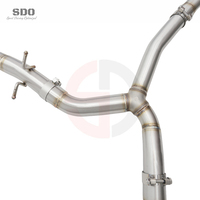 Système d'échappement Catback SDO T304 pour Mercedes-Benz C300 W205 2.0T 2015-2021, silencieux doubles, échappements performants avec soupape