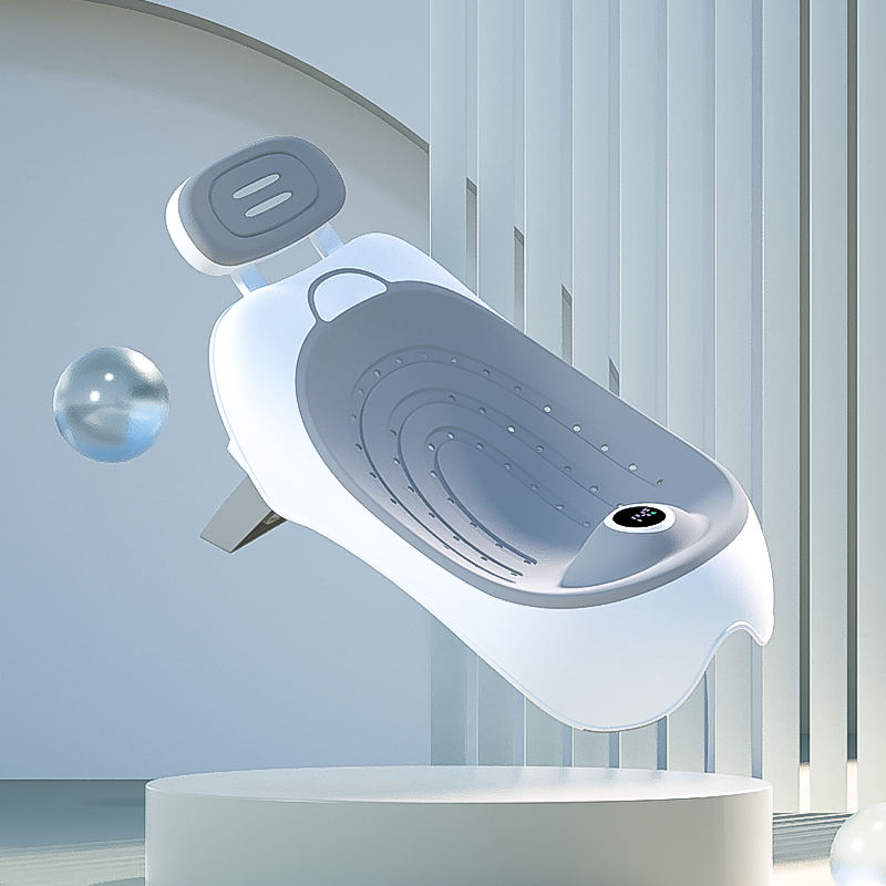 Grey with headrest and thermometer