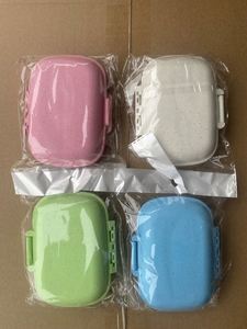Estuche Portátil Personalizable de 8 Compartimentos de Paja de Trigo y Plástico, Caja de Almacenamiento Semanal de 7 Días, Impermeable y Resistente a la Humedad - Product Image 4