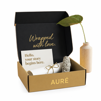 Boîtes cadeaux pliables en carton ondulé personnalisées, boîtes d'expédition, boîtes cadeaux imprimées avec logos pour l'emballage de cadeaux avec logo