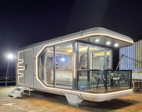 Maisons à capsules mobiles Maison prête à l'emploi Maison mobile Structure en acier Chez l'habitant Espace capsule Cabine modulaire maison