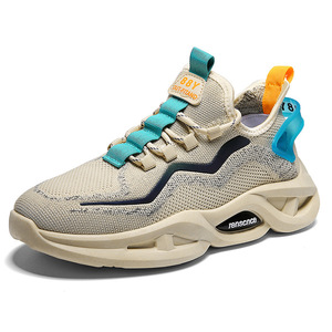 Chaussures de sport respirantes en tissu de coton pour hommes, baskets décontractées <span class=keywords><strong>à</strong></span> lacets pour adultes, chaussures de basketball anti-odeur - Product Image 5