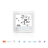 Termostato de calefacción por suelo radiante eléctrico con Wifi inteligente Beca, aplicación Alexa & Tuya, programable, montado en la pared para uso hospitalario