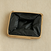 Boîte de rangement en coton et lin avec couvercle, vente en gros d'usine, organisateur de bureau et de placard pour vêtements, couettes et articles divers