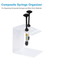 Organisateur de seringues dentaires multifonctionnel pour composites, support pour seringues dentaires, organisateur d'applicateurs d'adhésifs en résine pour usage médical