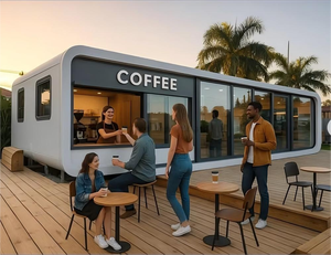 Contenedor Prefabricado Comercial Transpirable Moderno, Tienda de Dos Pisos, Casa Contenedor, Otras Construcciones y Propiedades, Reforzado, Estándar - Product Image 1