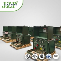 Transformateur de distribution monophasé ONAF monté sur socle JZP à haut rendement énergétique 100 kVA 11 kV pour réseau