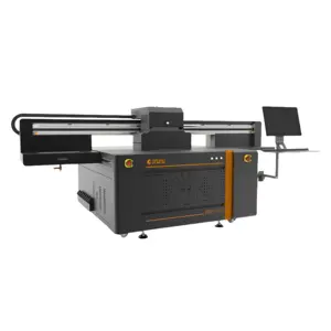 Máquina de impresión UV de acrílico de cerámica de madera de curado LED de gran formato Impresora plana UV Ricoh G5 Head 1610