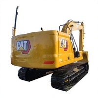 Excavatrice sur chenilles Caterpillar 320GC d'occasion du Japon, 20 tonnes, pour l'exploitation minière et la construction, avec moteur et composants de pompe