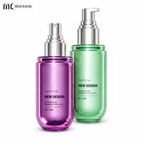 Bouteilles cosmétiques en PET en forme de pilule de 40 ml, 60 ml, 80 ml, 100 ml, 120 ml, avec pompe interchangeable pour l'emballage de produits de soin de la peau