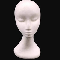 Tête de Mannequin en Mousse de Polystyrène de Haute Qualité 40cm pour Présentation de Perruques, Modèle Poly Dragon, Vente Directe Usine, Prix Concessionnel