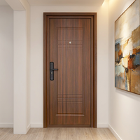 Portes Extérieures pour Maisons, Anti-Vol, Acier, Surface Finie, Villa, Hôtel, Appartement, Porte de Sécurité Moderne Extérieure