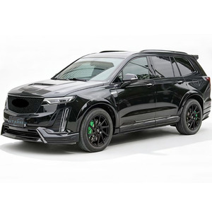 Faldones Laterales Negros Brillantes de ABS Estilo Carrocería Ancha para <span class=keywords><strong>Cadillac</strong></span> <span class=keywords><strong>XT6</strong></span> <span class=keywords><strong>2020</strong></span>-2026, Accesorios de Embellecimiento Exterior Modificados Autoadhesivos - Product Image 2