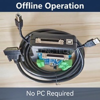 Contrôleur hors ligne 3 axes JLE CNC TECH DSP 0501 pour machine de gravure CNC, prend en charge le code G, la commande USB, la télécommande, manuel en anglais