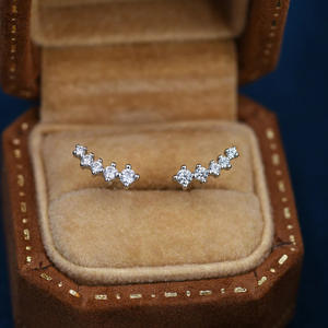 Anello in Oro Bianco con Diamante E4749 Taglio Brillante Rotondo Stile Classico da Donna per Fidanzamento - Product Image 4