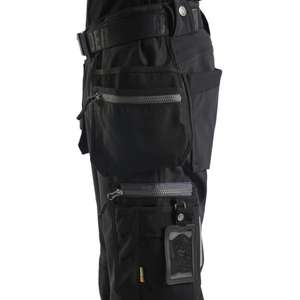 BLAKLADER - 180525139900D108 Pantalon d'artisan Softshell Noir-PANTALON DE TRAVAIL EAN 7330509751879 PANTALON DE TRAVAIL CARGO - Product Image 5