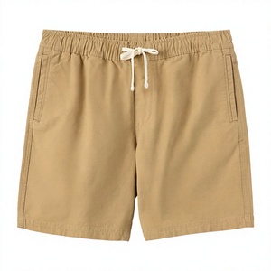 Shorts de sport légers pour hommes, directement de l'usine, taille élastique avec cordon de serrage, bas décontractés d'été, couleurs et logo personnalisables - Product Image 1