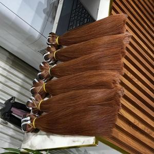 Parrucche con Chiusura in Pizzo Vietnamita, Capelli Colorati Senza Grovigli e Senza Caduta, Estensioni di Capelli Lisci Colorati a Prezzo all'Ingrosso - Product Image 4