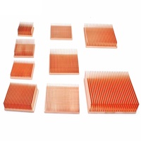 Dissipateur thermique en cuivre pur, radiateur de refroidissement DIY pour Raspberry Pi, imprimante 3D électronique, puce IC MOS, dissipation de chaleur