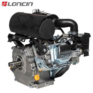 Motor de gasolina Loncin 168F-2H de 4 tiempos refrigerado por aire, apisonadora de un solo cilindro de 196 cc, arranque a patada, 6.5 HP, maquinaria de ingeniería - Product Image 4