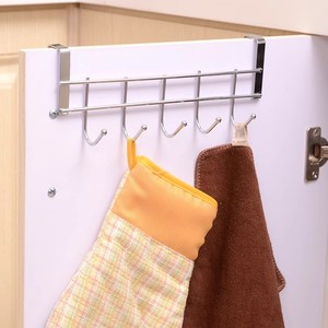 Üst kabine için paslanmaz çelik kapı kanca geri evler için yatak odası için giysi rafı yerden tasarruf Metal havlu asılı - Product Image 2