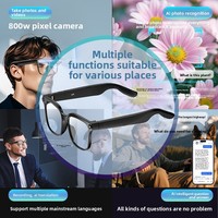 Nouvelles lunettes intelligentes IA pour femmes, verres polarisés, caméra 800W, capture vidéo anti-tremblement, reconnaissance d'image, traduction en temps réel