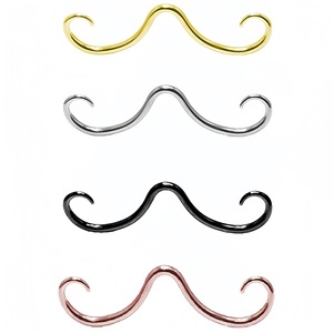 Anneau de septum en acier inoxydable pour moustache, 62 mm, 1,6 mm, ornement nasal, bijoux de piercing corporel - Product Image 3