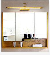 Miroir de salle de bain moderne réglable et extensible avec éclairage intégré, idéal pour hôtels et toilettes intérieures, luminaire décoratif mural.