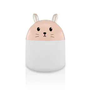 New 2021 Usb Xe Tạo Độ Ẩm Rabbit 200Ml Với Ánh Sáng Ban Đêm Im Lặng Lớn Phun Mini Xách Tay Xe Máy Lọc Hương Thơm Khuếch Tán Cho Gia Đình