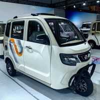 Tricycle Électrique Fermé pour Adultes, Voiture Électrique à Trois Roues, Véhicule Électrique à Énergie Nouvelle, Mini Tricycle Électrique pour Passagers - Vente Chaude