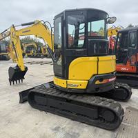 Japon YANMAR 55 Mini Pelle d'occasion Prix Petite Mini 5,5 tonnes yanmar VIO55-6 Machines de terrassement Excavatrice d'occasion Instok