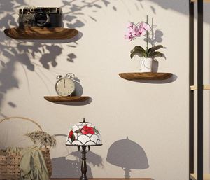 Tùy Chỉnh Rắn Gỗ Kệ Nửa Vòng Nổi Tường Kệ Cho Phòng Khách Phòng Tắm Phòng Ngủ Văn Phòng Trẻ Em Của Phòng - Product Image 5