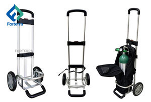 하이 퀄리티 알루미늄 재료 트롤리 바구니 가스 실린더 병원 트롤리 - Product Image 6