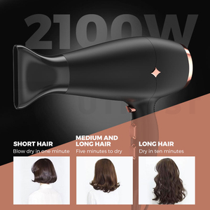 Sèche-cheveux professionnel personnalisé à moteur ionique pour usage domestique avec diffuseur - Product Image 4